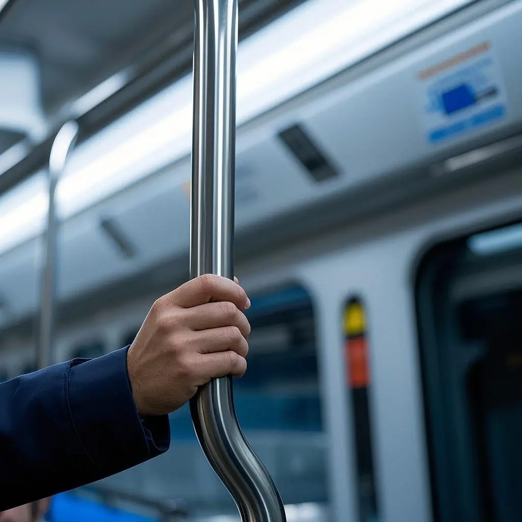 Stainless Steel Pipe for Handrails Inside Transportation Vehicles